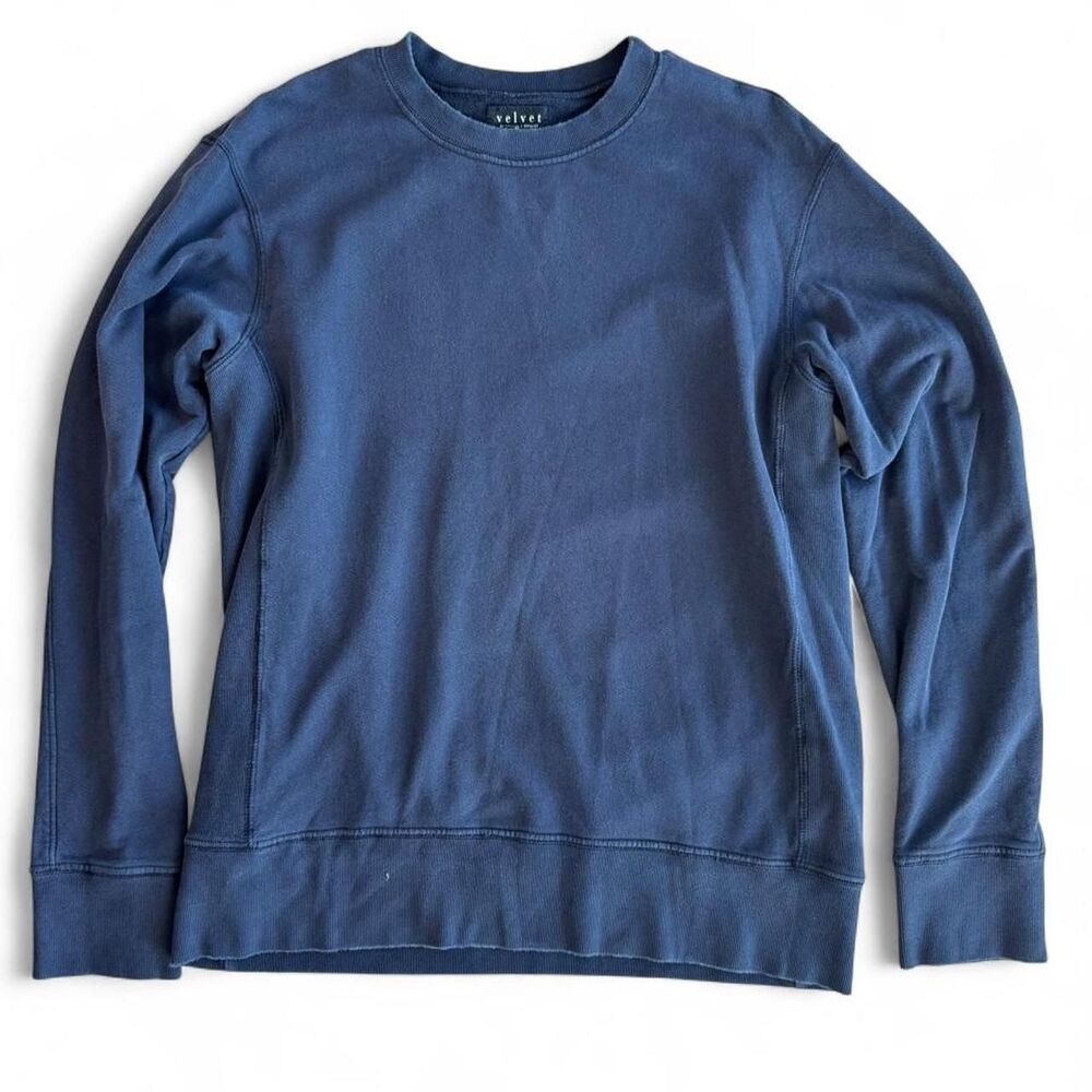Velvet Men's Navy and Black Sweatshirt